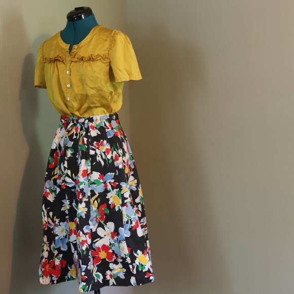 J. Crew | Mustard Textured Blouse - Picture 5 of 10